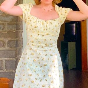 Ardenes Lemon Print Dress